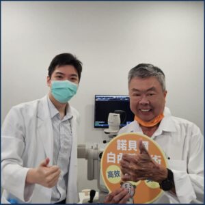 陳院長與台南白內障病人合照