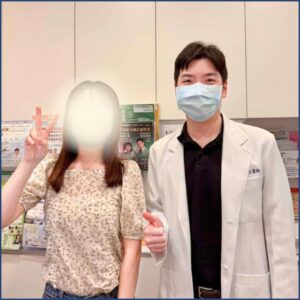 高雄眼科專科陳冠博醫師與近視雷射術友溫馨合照